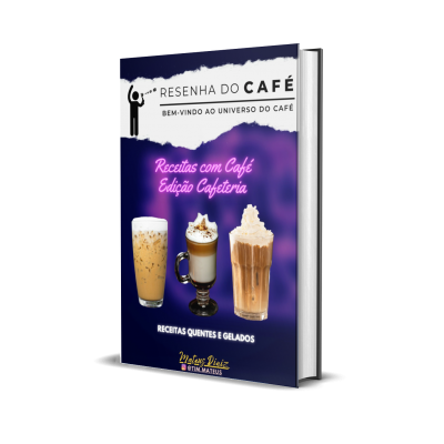 E-book com + de 50 receitas gourmet com café